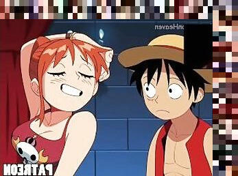 NAMI TRIES TO TAKE LUFFY'S TREASURE AND SCOOBY DOO HAS AN ORGY WITH HER UNCENSORED HENTAI FRIENDS