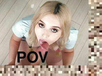 punheta, pov, loira, pénis