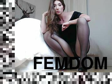 Eva De Vil hot leggy mistress femdom clip