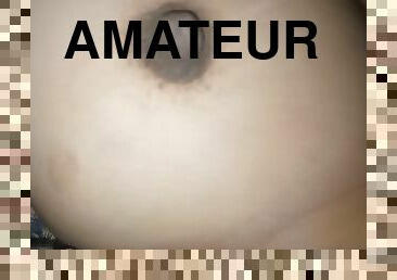 gros-nichons, énorme, amateur, drôle, seins, solo