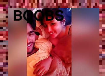 Exclusive- Desi Lover Romance And Bf Showing Her Gf Boobs And Pussy