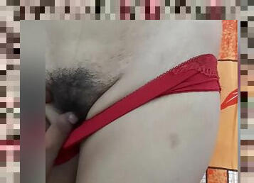 Lovely Boudi Fucked Red Panties