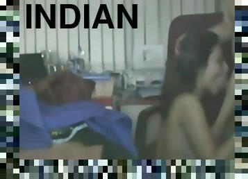 オフィス, 家内, 素人, インドの女の子, ウェブカメラ, 組長, ブルネット