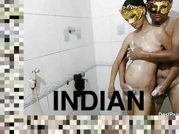 स्नान, अव्यवसायी, भारतीय, युगल, चोदन, आश्चर्यजनक, बौछार, श्यामला, छोटे-स्तन