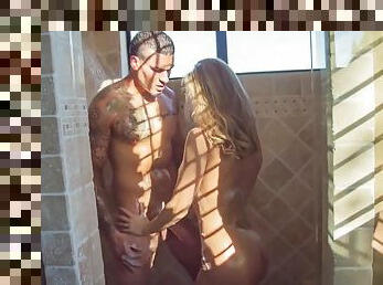 Brandi Love And Clover In Milf Shower