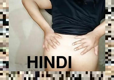 Hindi voice girl masturbates