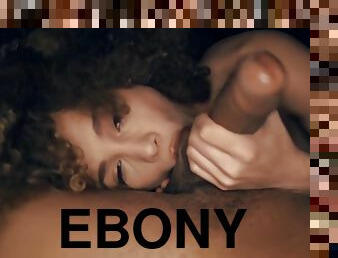 ebony, bruneta