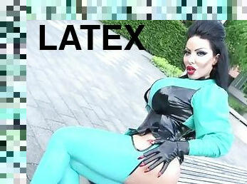 Sexy Frauen dicke Titten Latex