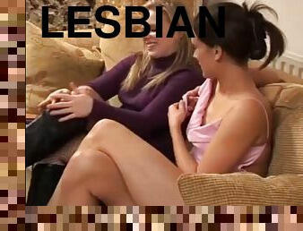 Spanking Lesbian friends
