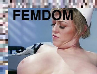 cur, asistenta, milf, bdsm, stand-pe-fata, femdom