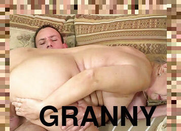 Granny Viola Jones slurp & fuck a young stiff prick