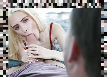 Blonde Jane Wilde is happy with a fat cock in her pussy