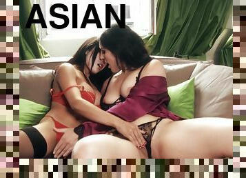 asia, pantat, payudara-besar, memasukkan-tangan-ke-dalam-vagina, anal, antar-ras, mainan, deepthroat-penis-masuk-ke-tenggorokan, bertiga, normal