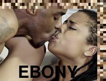 Impassioned Ebony Couple Make Love And Wish You Happy Cumshot!