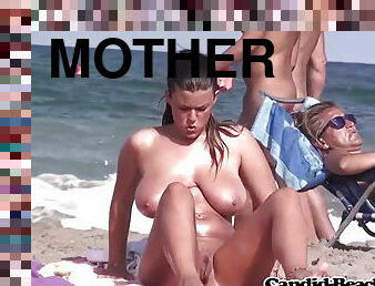 cul, gros-nichons, milf, ados, cam, plage, espion, voyeur, naturel, mère