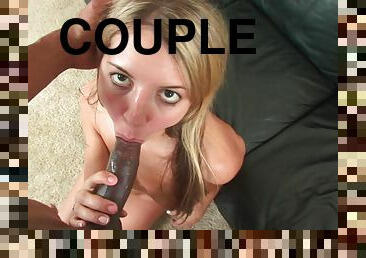 intercourse act with an interracial passionate couple