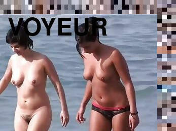 beach voyeur expose naked girls