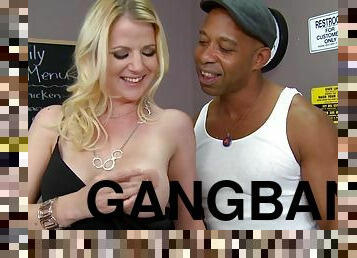 Anita Blue - Crazy Incredible Gangbang Video