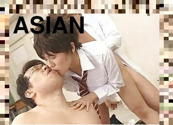 asiatique, ados, hardcore, japonais, ejaculation-interne, sexe-de-groupe, ados-asiatique