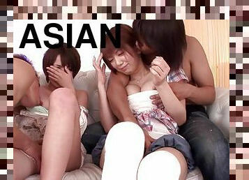 Nasty Asian Chicks Getting Nailed