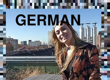 GERMAN SCOUT - Fashion Teenie Model Liza Talk to Sodomized for Cash