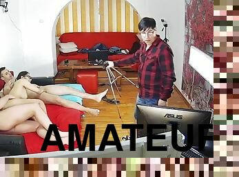 amatori, camera, cuplu, voyeur, sex-in-trei, ascuns, realitate