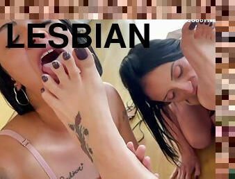 lesbo-lesbian, hieronta, fetissi
