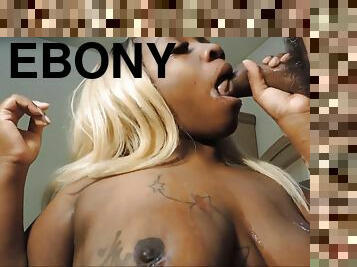 Ebony busty babe hardcore sex video