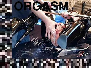 orgasme, bdsm, esclave, salope, latex, lait