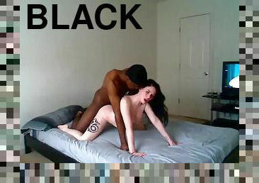 Freaky White Girl gets Destroyed by BIG BLACK DICK