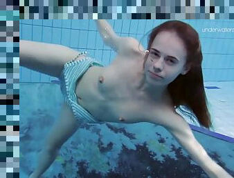Anna Netrebko super hot hairy babe underwater