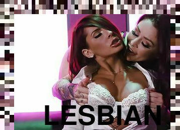 Crazy lesbian sex with hot Lapdancer from Brazzers