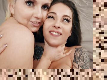 Gonzo 3some with Christie Stevens & Maddy May