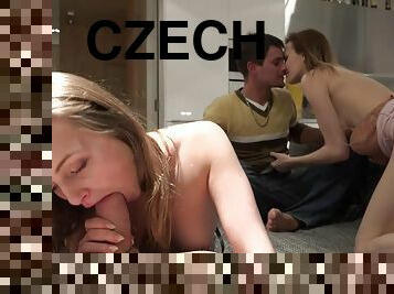 Lady Bug czech threesome porn video