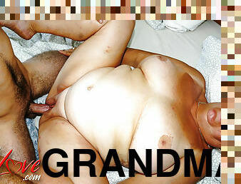 AGEDLOVE Big Beautiful Grandma Hard Sex