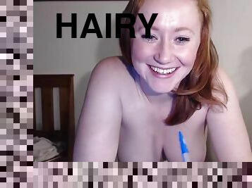 cul, gros-nichons, poilue, chatte-pussy, ados, rousse, naturel, webcam, bout-a-bout, solo