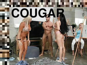 Salacious cougars in group filthy adult clip