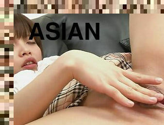 asia, mastubasi, orgasme, vagina-pussy, pelajar-perempuan, sayang, remaja, jepang, permainan-jari, kaki