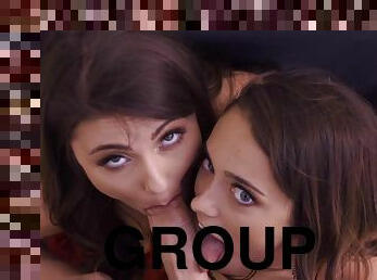 gelin, kocaman-huge, seks-partili-alem, oral-seks, kocaman-yarak, zorluk-derecesi, grup-sex, çılgın, üç-kişilik-grup, ikişerli