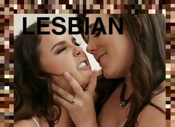 lesbian-lesbian, remaja, bintang-porno, oral-melalui-mulut