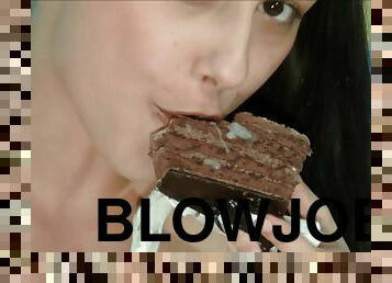 CUM LOAD SPONGE CHOCOLATE BIRTHDAY CAKE