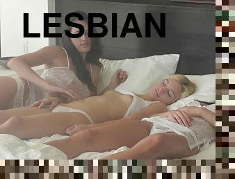 babe, lezbijka, trojček, spalnica, erotično