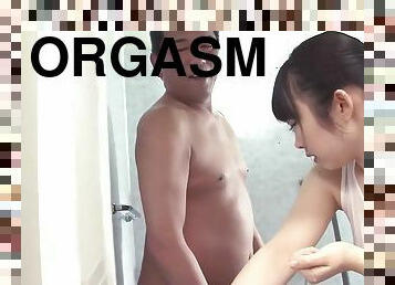 asia, payudara-besar, orgasme, vagina-pussy, sayang, remaja, mainan, jepang, gila, permainan-jari