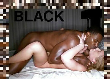 BLACKEDRAW Blond Hair Babe girlfriend with HUGE rear end prefers black guys
