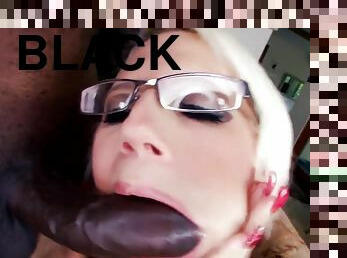 Monster Of Knob - Jacky Joy - Tiny white chick gets huge black male pole all the way inside of her