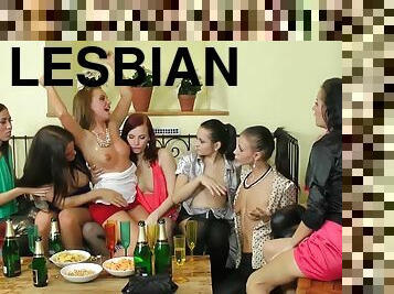 mabuk, pesta-liar, lesbian-lesbian, mainan, seks-grup