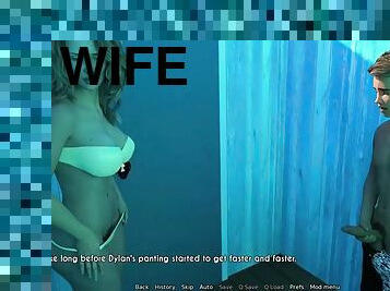 3d game - A wife and a stepmother - Hot scene 4 - Mowing the lawn AWAM