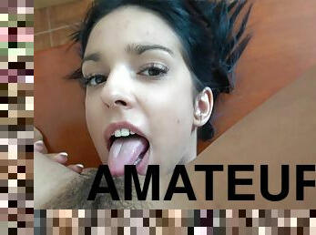 amatori, lesbiana, adolescenta, hardcore, negru, cu-degetelul, actiune, cehoaica, stand-pe-fata, bruneta