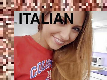 babes, gangue, cozinha, europeia, euro, engraçado, italiana, oral