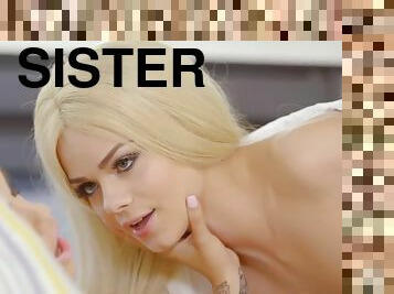 Blondie Sisters Elsa Jean & Alex Grey  Lesbian Sex Video